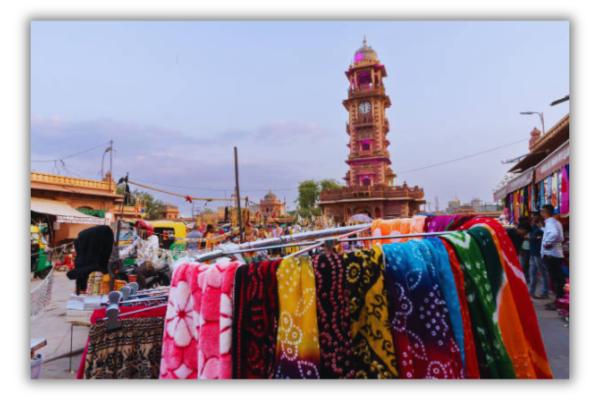 clock tower and sardar market